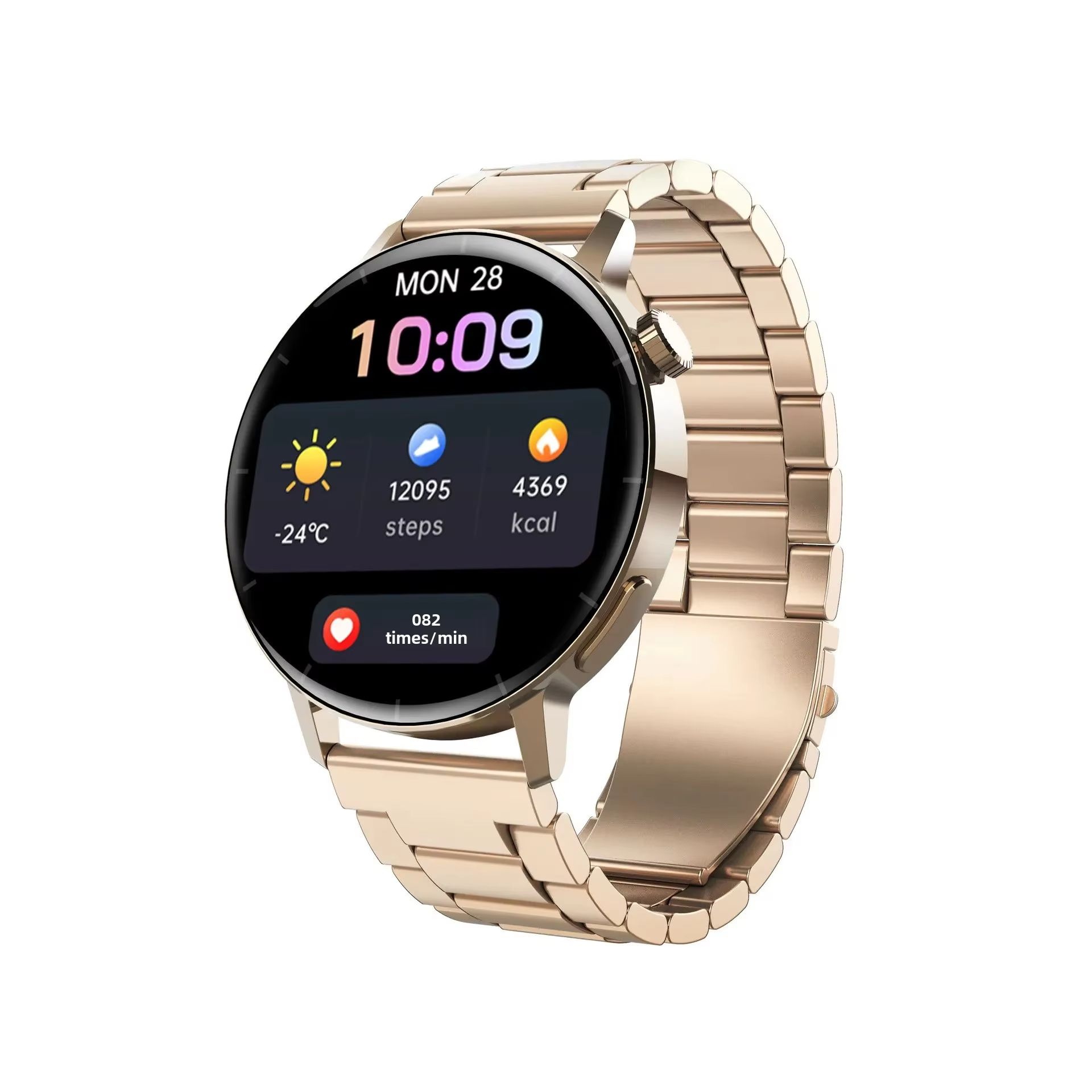 CLAMADO F22R Bluetooth Call Sport Smart Watch With Blood Sugar Glucose 24 Hrs Health Monitor Smartwatch For Men Women Dropshipping