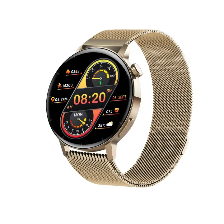 CLAMADO F22R Bluetooth Call Sport Smart Watch With Blood Sugar Glucose 24 Hrs Health Monitor Smartwatch For Men Women Dropshipping