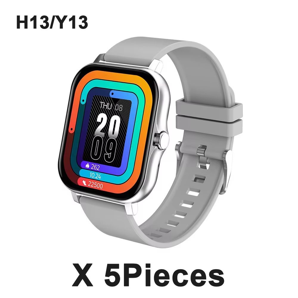 Smart Watch Full Touch Screen 1.83'' Sport Fitness Tracker Bluetooth Call Features Digital Watch for Men Women - 5Piece Set