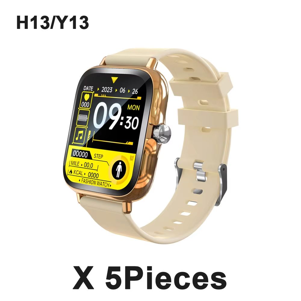 Smart Watch Full Touch Screen 1.83'' Sport Fitness Tracker Bluetooth Call Features Digital Watch for Men Women - 5Piece Set