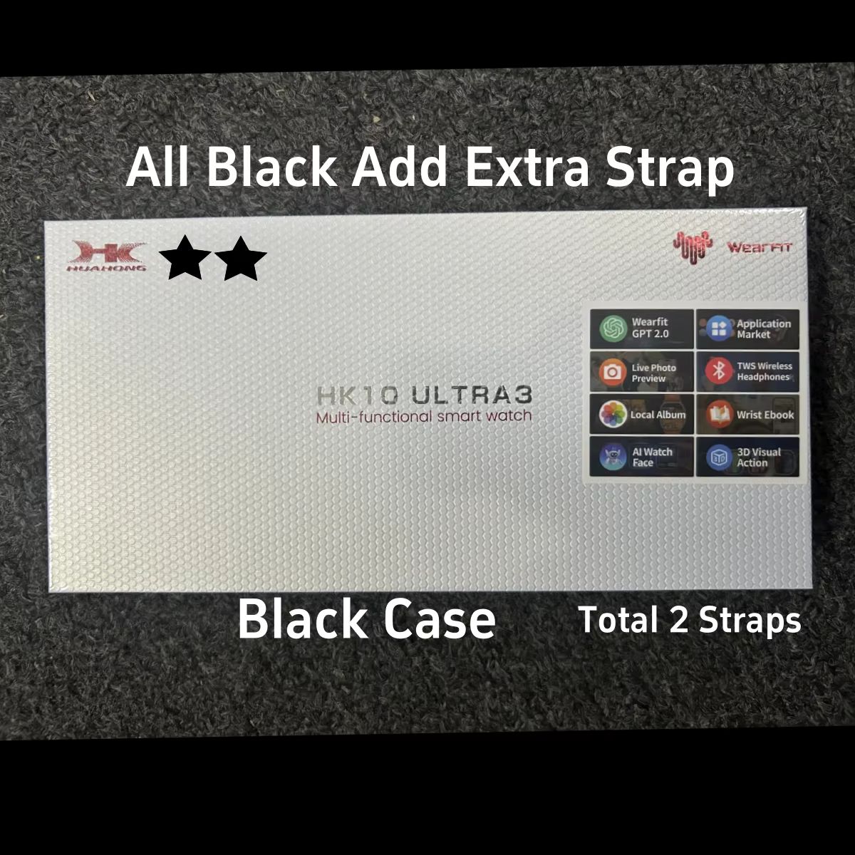 CLAMADO HK10 ULTRA3 Smart Watch Series 10 ChatGPT 1GB ROM AI Watch Face BT Call Games Music Compass Sports Smartwatch Men Women