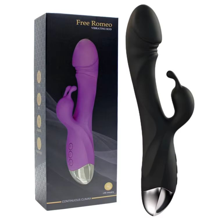 Powerful Rabbit Vibrator Women G-Spot Clitoral Stimulator Vagina Nipple Massager Dildo Female Masturbator Adult Sex Toy 18+