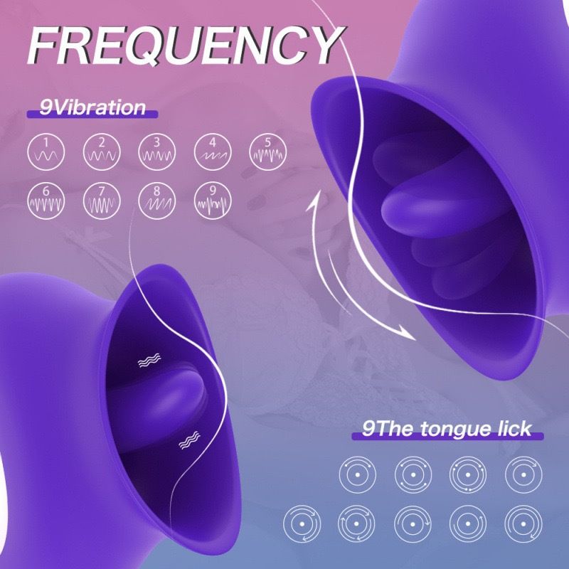 Woman clitoris licker tongue vibrator nipples vagina orgasm sucking massager stimulator female masturbator sex toys for couples - image 2