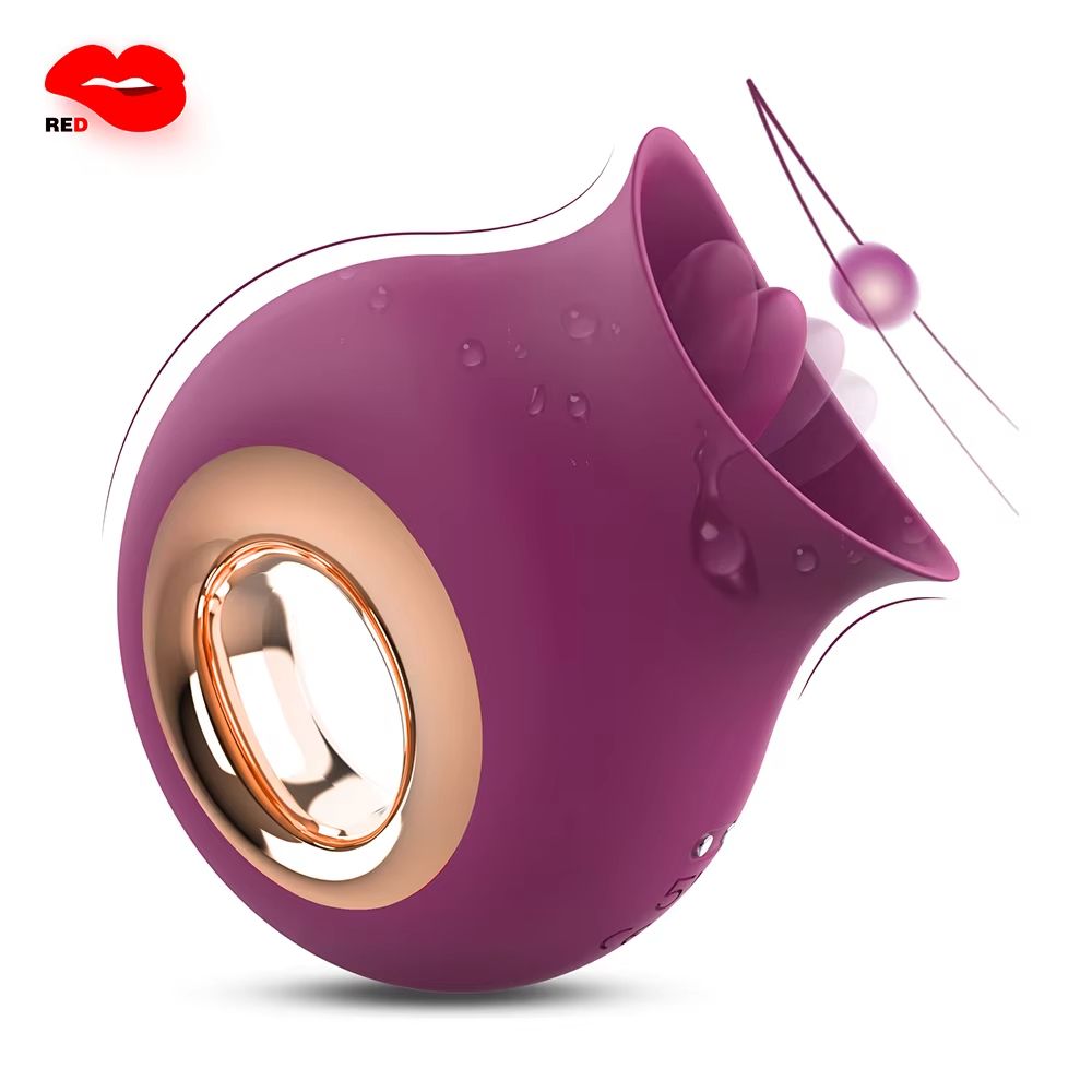 Woman clitoris licker tongue vibrator nipples vagina orgasm sucking massager stimulator female masturbator sex toys for couples