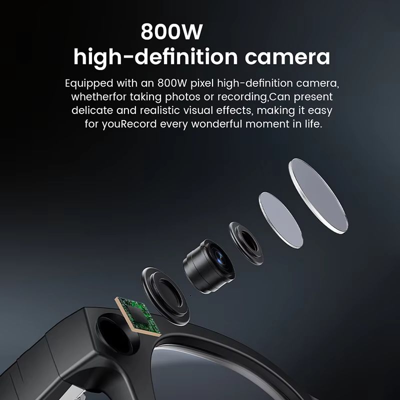 Smart Glasses HD Photo Video OpenAI Record Translation Touch Photochromic Lenses Bluetooth Call Music Multifunction Glasses e02c