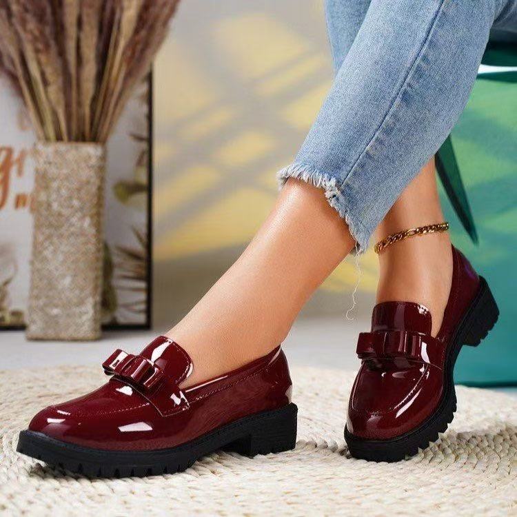 Wetloo Brogue Stylish Women’s Wetlook Brogues Shoes.Stylish wetlook finish for a sleek and bold appearance Durable construction for long-lasting wear and comfort