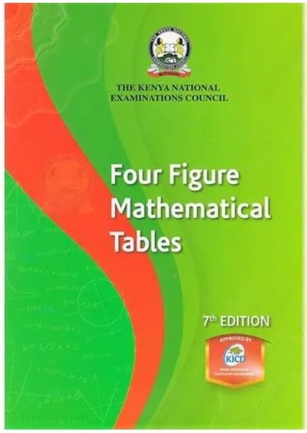7th edition four figure mathematical table