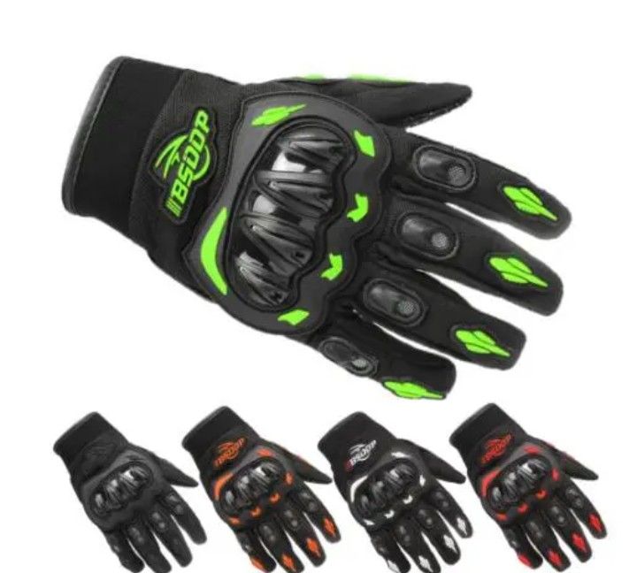 Motorcycle gloves breathable full finger for hand protection during bike riding