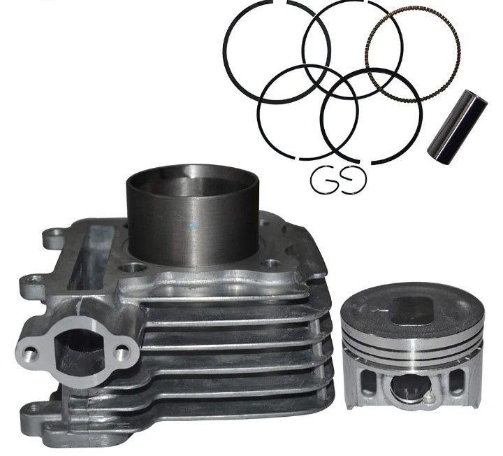 Motorcycle cylinder block plus piston kits  plus rings for TVS 150CC , 125 motorbike