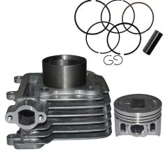 Motorcycle cylinder block plus piston kits  plus rings for TVS 150CC , 125 motorbike