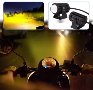 2pcs LED Spotlight Headlights explorers Motorcycle Accessories Truck Car Auxiliary Additional Mini Projector Headlamp Fog Lights
