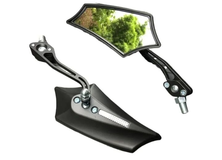 Motorcycle Rearview Mirror Motorcycle Handlebar Rear View Side Mirror Motorcycle Rearview Mirrors Side Mirror Bar End Mirrors Motorbike