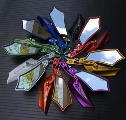 Motorcycle Rearview Mirror Motorcycle Handlebar Rear View Side Mirror Motorcycle Rearview Mirrors Side Mirror Bar End Mirrors Motorbike