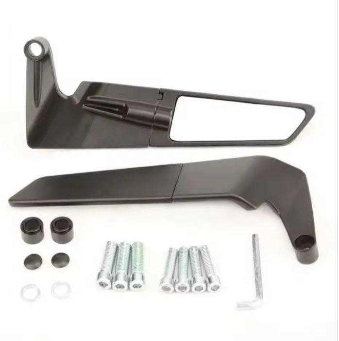 Motorcycle Mirrors Stealth Winglets Mirror Kits Adjustable Mirrors Motorcycle Wing Mirrors