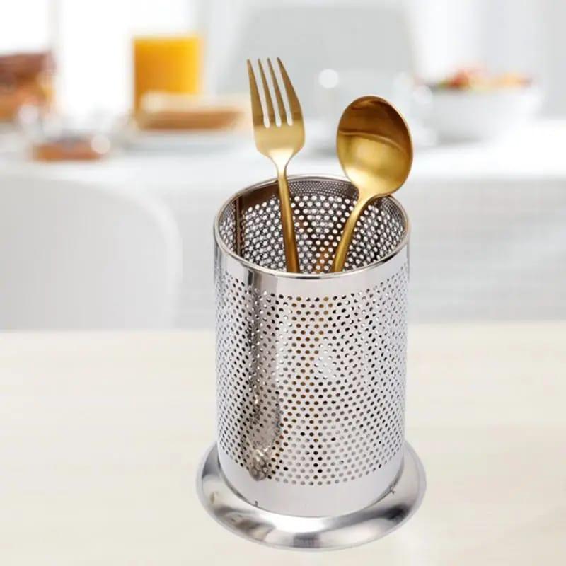 Generic Spoon Stand Stainless Steel Cutlery Holder