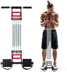 🍇💪HIT THE GYM 💪 🔥 Chest Expander 3 In 1 Multi Usage 5 Detachable Chest Pull Spring For Men Inbuilt Hand Gripper Tummy Trimmer Exerciser Multifunction Fitness Tool Versatile design of this chest.