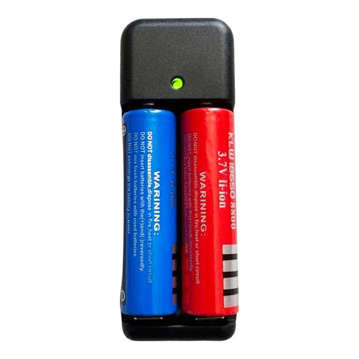 Universal Battery Charger 1/2 Slot Adapter for 18650v Battery Charging 3.7V Smart Close IC jack EU US to 18650 Rechargeable Batteries