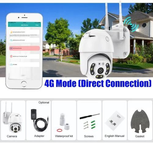 WIRELESS DAY AND NIGHT VISION OUTDOOR SMART WIFI IP CCTV SECURITY CAMERA 360 PTZ
