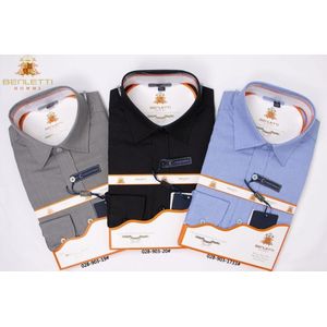 Fashion 3 Pack Official Shirts for Men - 100% Cotton offers an exceptional blend of elegance, comfort, and versatility. These long sleeve shirts, crafted from high-quality cotton