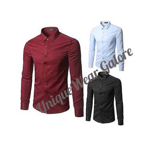 Fashion 3 Pack Official Shirts for Men - 100% Cotton offers an exceptional blend of elegance, comfort, and versatility. These long sleeve shirts, crafted from high-quality cotton