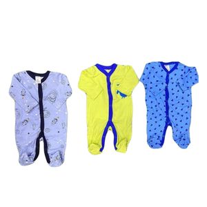 Fashion 3 Piece Set Quality Cotton Baby Boy Romper/Sleepsuits offers a perfect blend of comfort, quality, and style for your little one. Crafted from 100% premium cotton, these rompers are soft