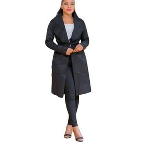 Fashion NEW arrival Cover-Ups / Kimono made from high quality cotton   - Ladies Trench Coat. designed for both style and comfort.  It offers a lightweight and breathable feel,