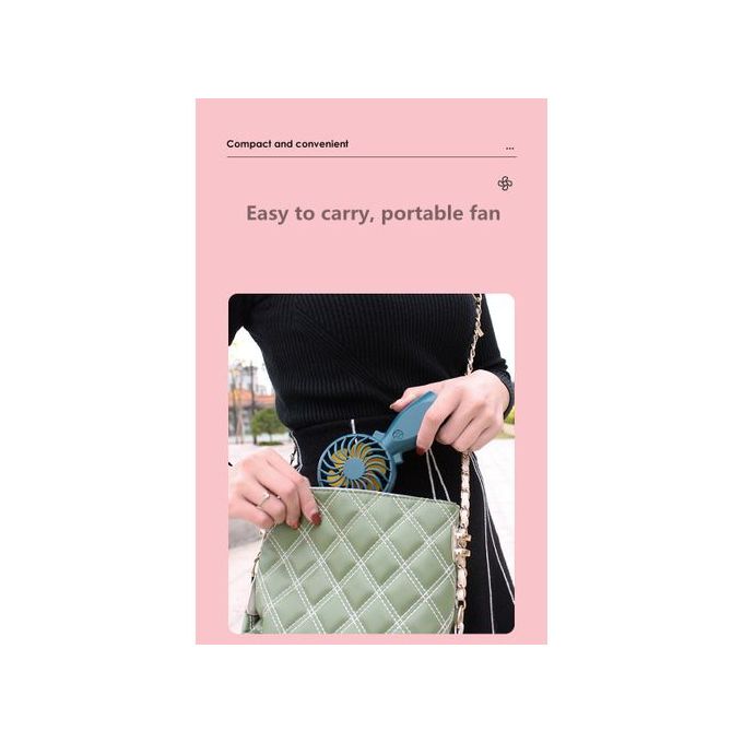 USB rechargeable Handheld fan Mini Hand-held fan fashion Hand held fan portable Mini handy Fan Mini Fan with 3 Speeds