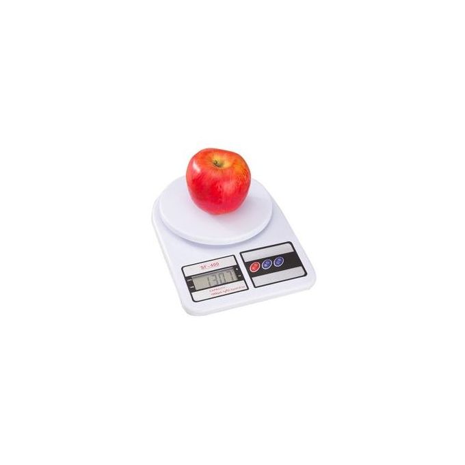 Kitchen Weighing Scale: A digital weighing scale that accurately measures up to 10kg, ideal for cooking, baking, and portion control, and comes with a pair of batteries.