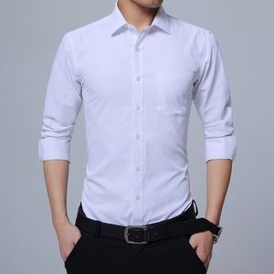 Fashion 5Pcs Men’s Official Long Sleeve Slim Fit Shirt Set – Premium Formal Shirts with Button Cuffs, Modern Tailored Design, Breathable Fabric, and Versatile Colors for Office Wear, Business Meetings