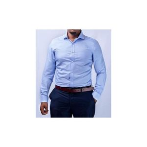 Fashion 2Pcs Men’s Official Long Sleeve Slim Fit Shirt Set – Premium Formal Shirts with Button Cuffs, Modern Tailored Design, Breathable Fabric, and Versatile Colors for Office Wear, Business Meetings