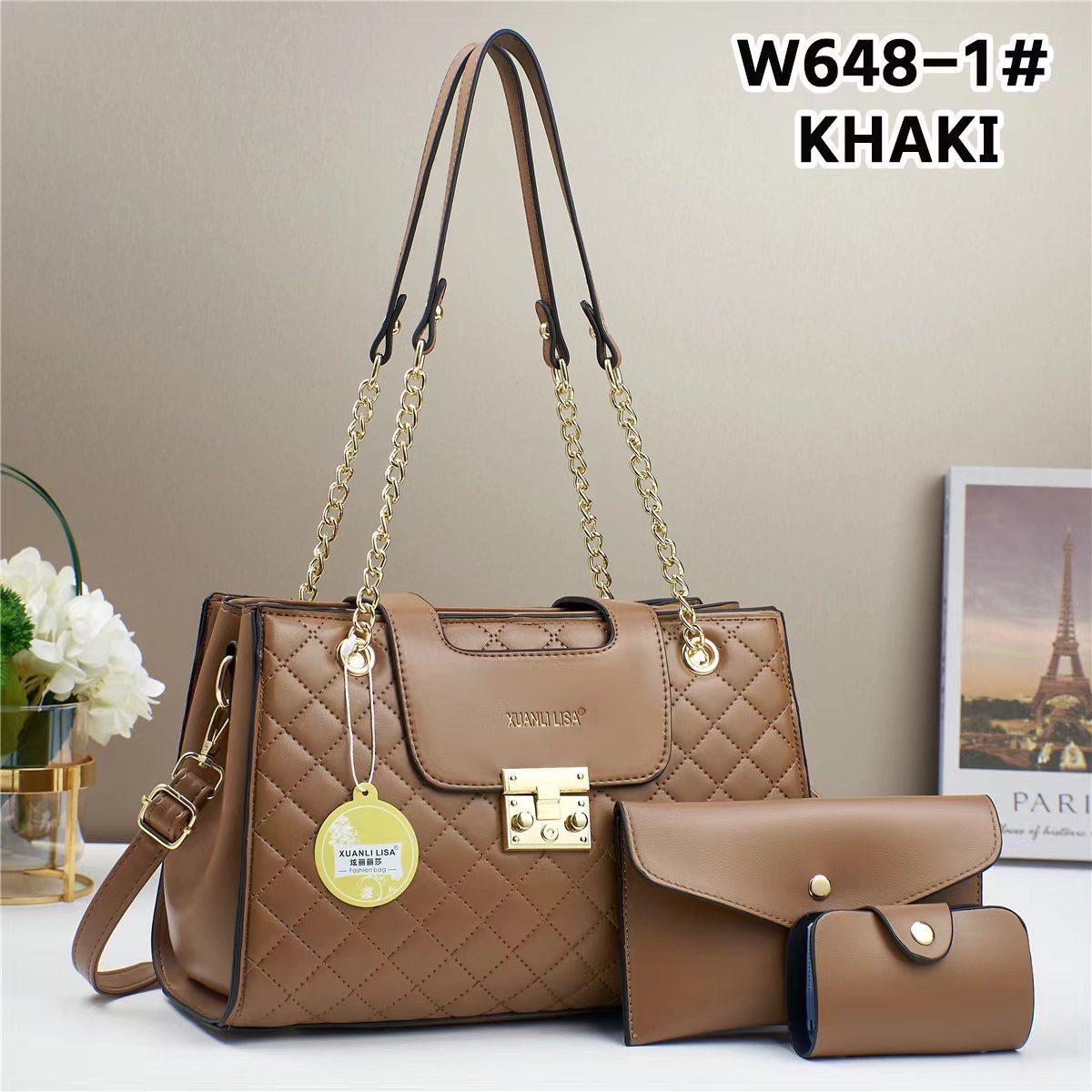3-in-1 Elegant & Versatile Ladies Handbag Set – Stylish Tote, Crossbody & Pouch for Everyday Use