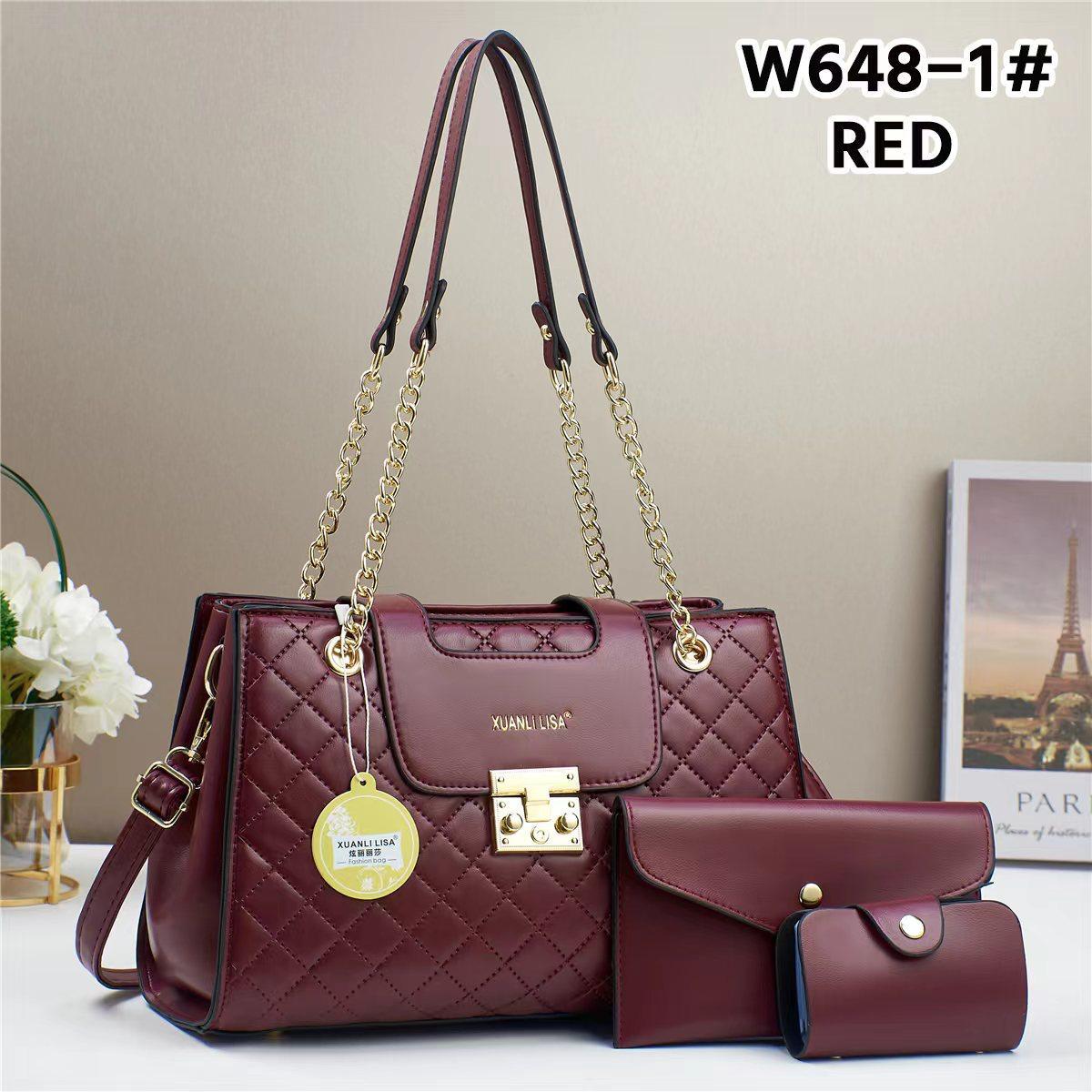 3-in-1 Elegant & Versatile Ladies Handbag Set – Stylish Tote, Crossbody & Pouch for Everyday Use