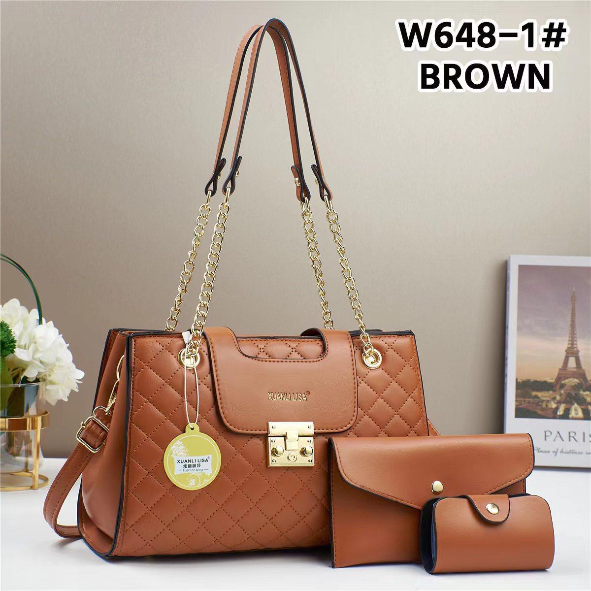 3-in-1 Elegant & Versatile Ladies Handbag Set – Stylish Tote, Crossbody & Pouch for Everyday Use