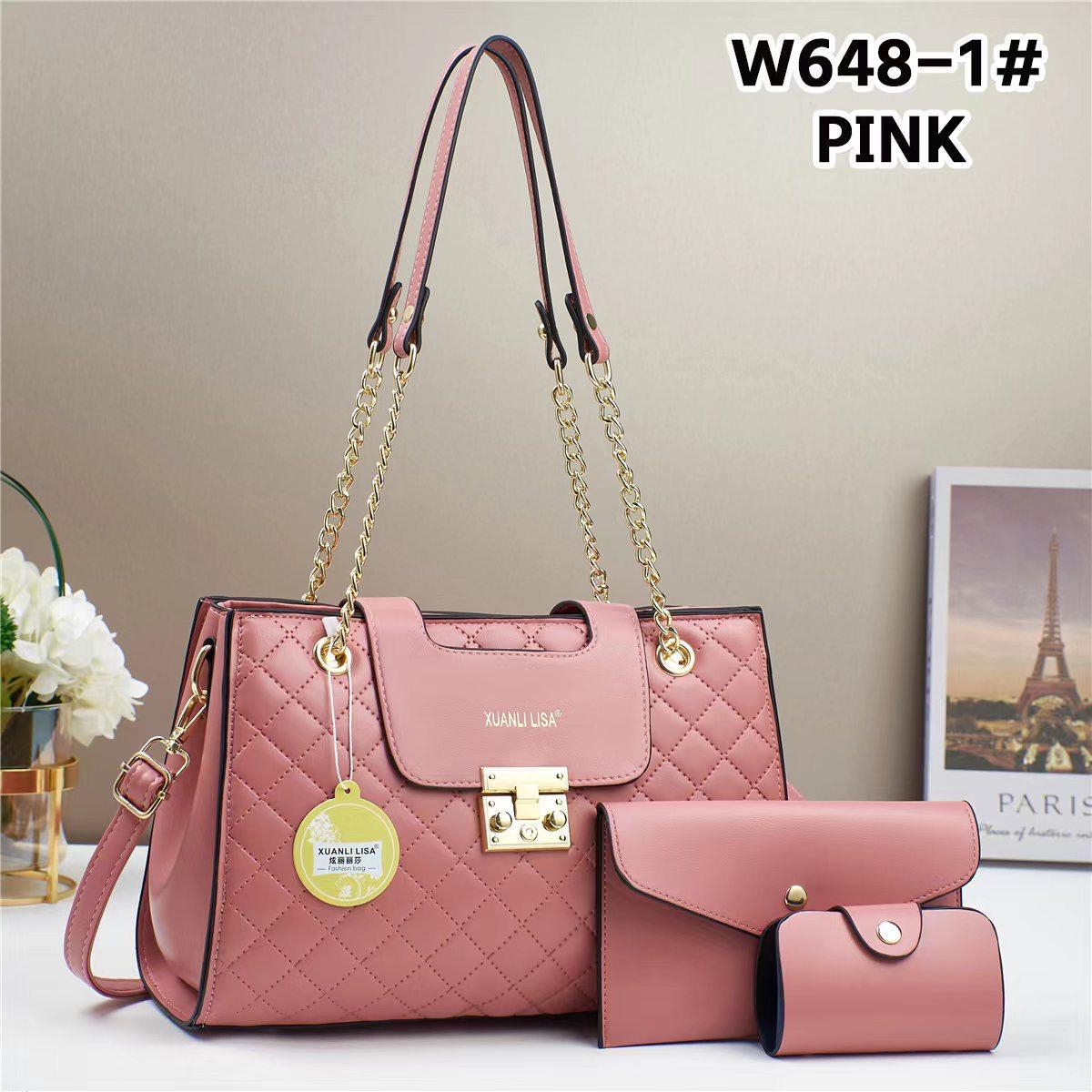 3-in-1 Elegant & Versatile Ladies Handbag Set – Stylish Tote, Crossbody & Pouch for Everyday Use