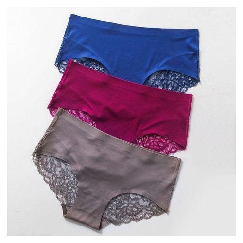 6-Piece Set of High-Quality Sexy Silky Seamless Panties – Comfortable & Invisible Underwear for Everyday Wear