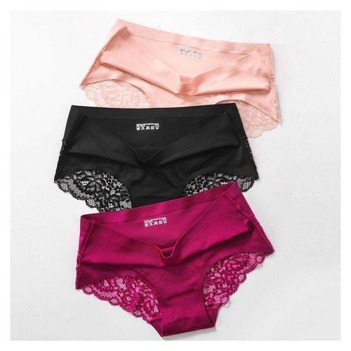 6-Piece Set of High-Quality Sexy Silky Seamless Panties – Comfortable & Invisible Underwear for Everyday Wear