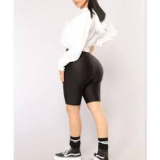 Fashion High-Waist Soft Cotton Stretch Ladies Biker Shorts – Comfortable & Versatile Tights for Everyday Wear