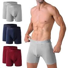 Fashion 6Pcs Pure Cotton Checked Men's Boxers – Breathable & Comfortable Everyday Underwear