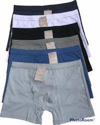 Fashion 6Pcs Pure Cotton Checked Men's Boxers – Breathable & Comfortable Everyday Underwear