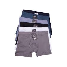 Fashion 6Pcs Pure Cotton Checked Men's Boxers – Breathable & Comfortable Everyday Underwear
