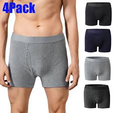 Fashion 6Pcs Pure Cotton Checked Men's Boxers – Breathable & Comfortable Everyday Underwear