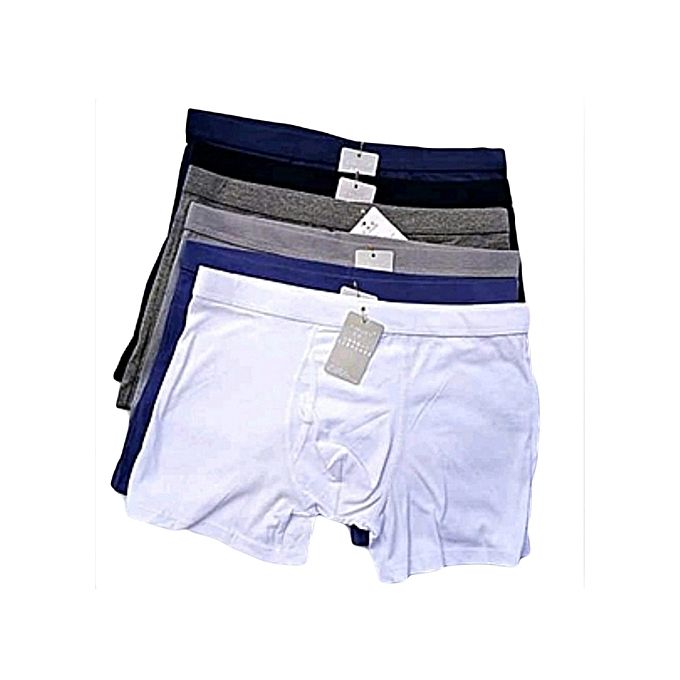 Fashion 6Pcs Pure Cotton Checked Men's Boxers – Breathable & Comfortable Everyday Underwear