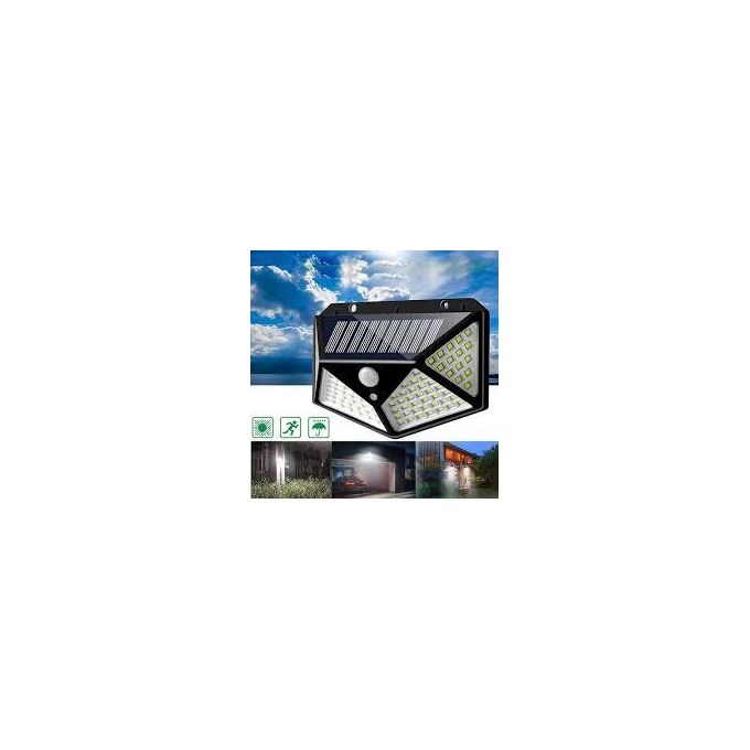 Solar interaction Wall lamp Outdoor Lighting Wireless Motion Sensor Lights Ip65 Waterproof 270°wide Angle Security Wall Lights With 3 Modes For Yard Stairs Garage Fence Porch