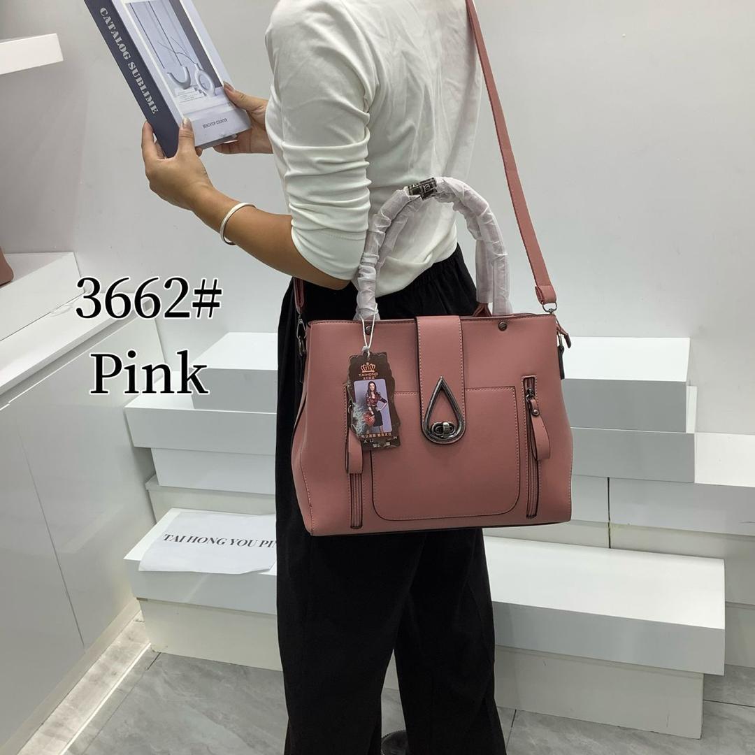 Taihong Women's Handbag – Croco Design White PU Leather Shoulder Bag with Golden Embellished Metal, 2 Compartments & Front Pocket for Everyday Style