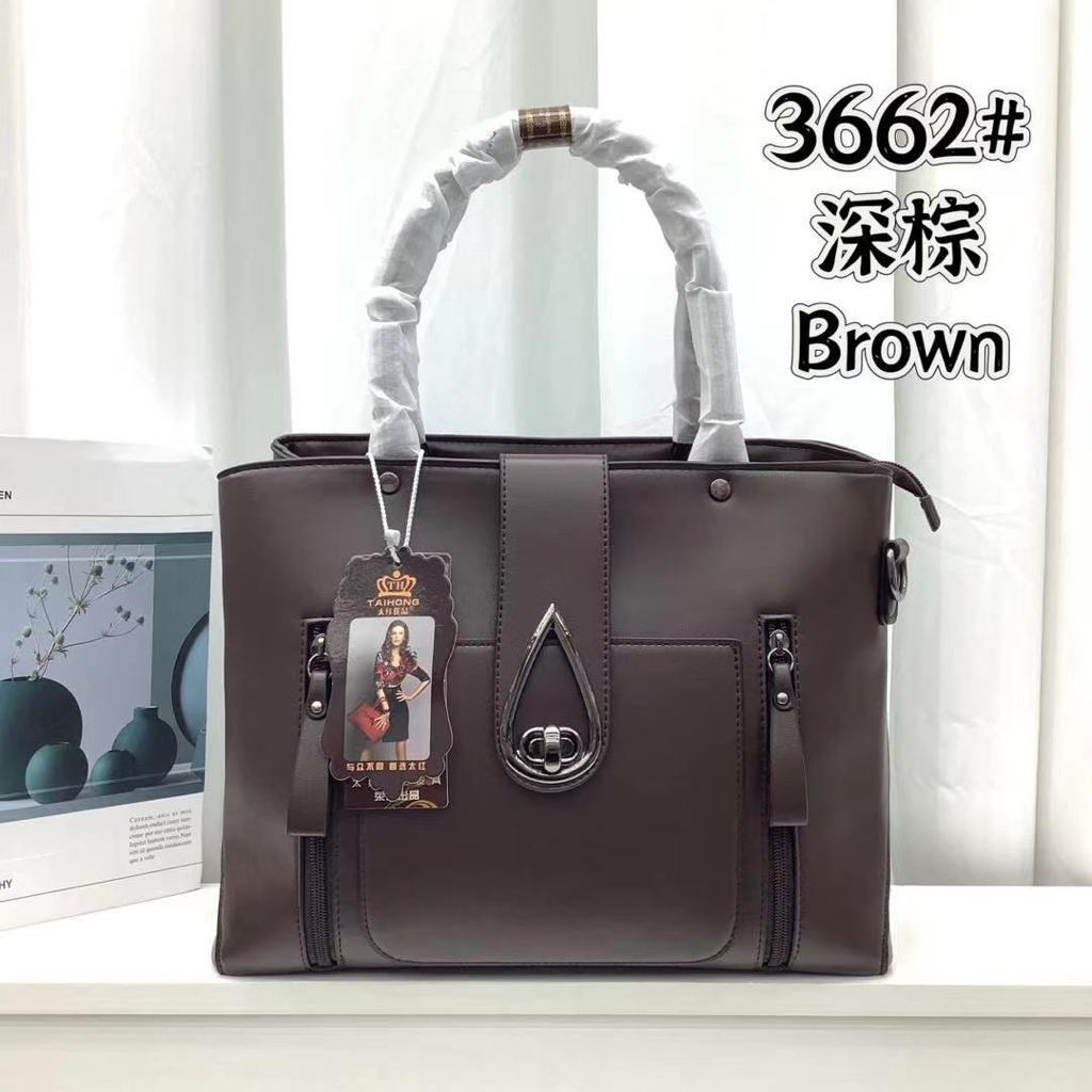 Taihong Women's Handbag – Croco Design White PU Leather Shoulder Bag with Golden Embellished Metal, 2 Compartments & Front Pocket for Everyday Style