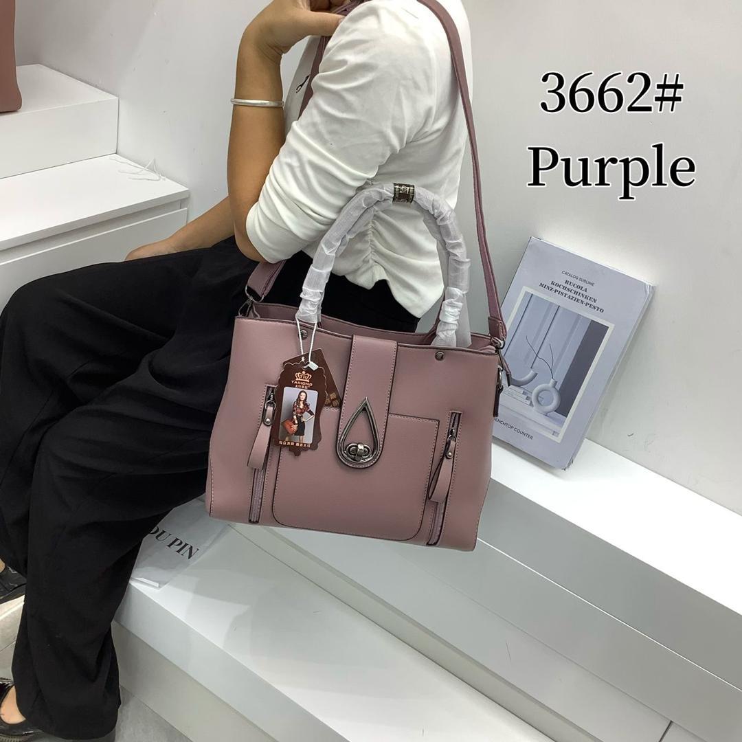 Taihong Women's Handbag – Croco Design White PU Leather Shoulder Bag with Golden Embellished Metal, 2 Compartments & Front Pocket for Everyday Style