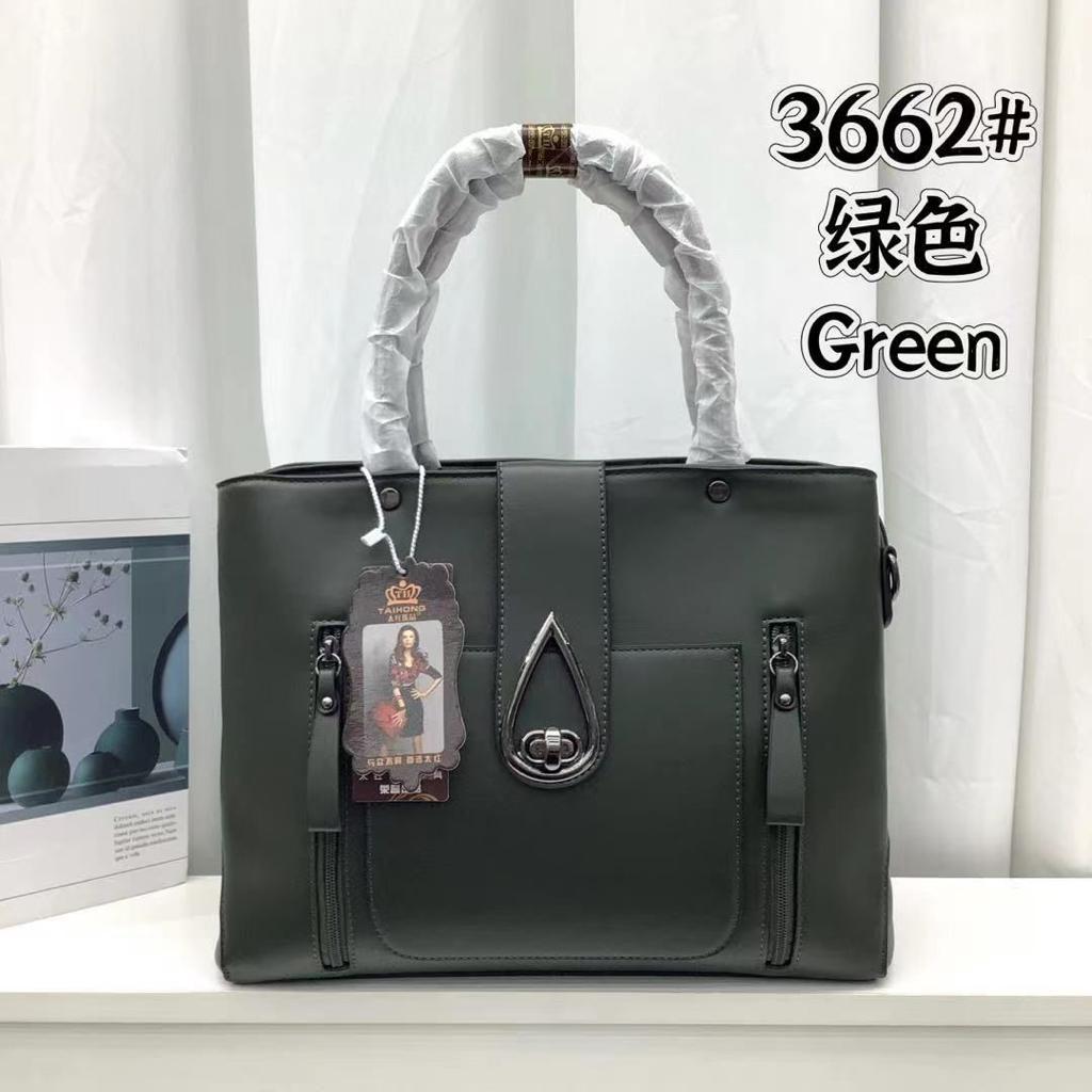 Taihong Women's Handbag – Croco Design White PU Leather Shoulder Bag with Golden Embellished Metal, 2 Compartments & Front Pocket for Everyday Style