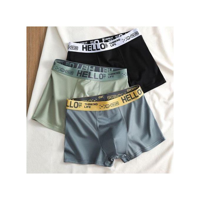 6 Pieces of Men's Underwear Boxers Soft High Elasticity Breathable – Multi, High-Quality Cotton Blend, Elastic Waistband, Tag-Free Comfort for Everyday Wear