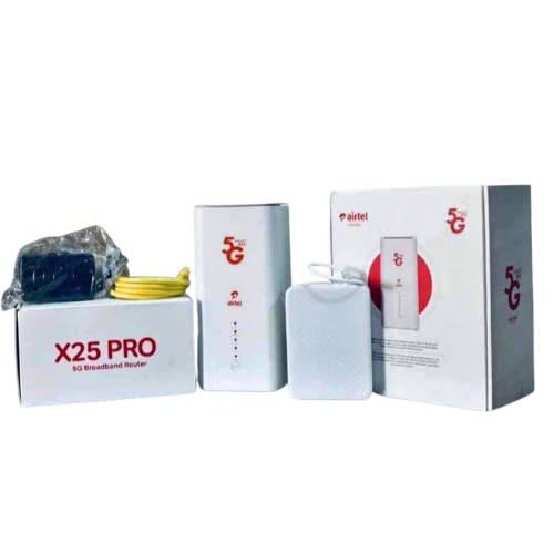 Airtel 5G portable Smart box Wireless Router up to 64 devices with a power bank back up