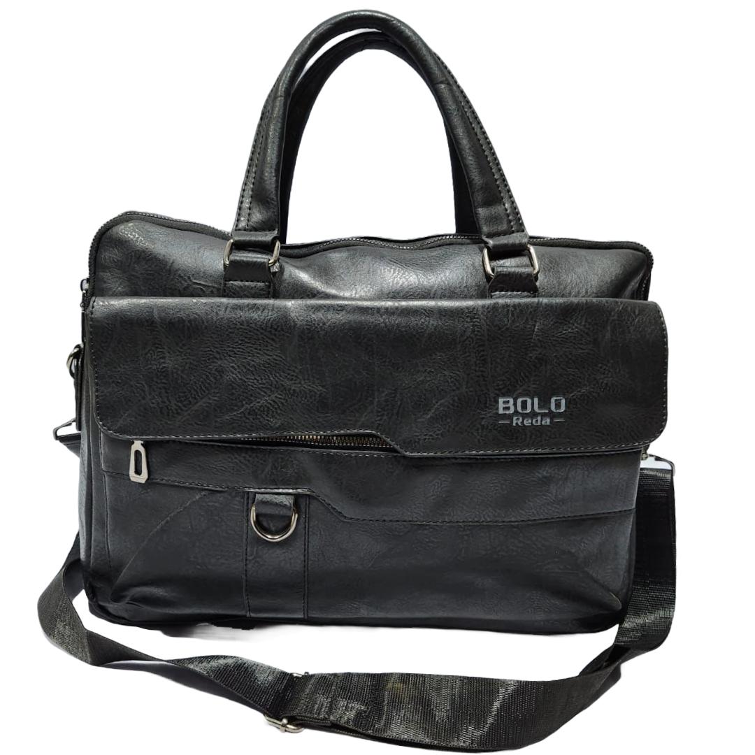 A sleek and spacious leather sling bag with a wide-zip design, perfect for laptops, travel, work, and daily use. Stylish, durable, and comfortable to carry